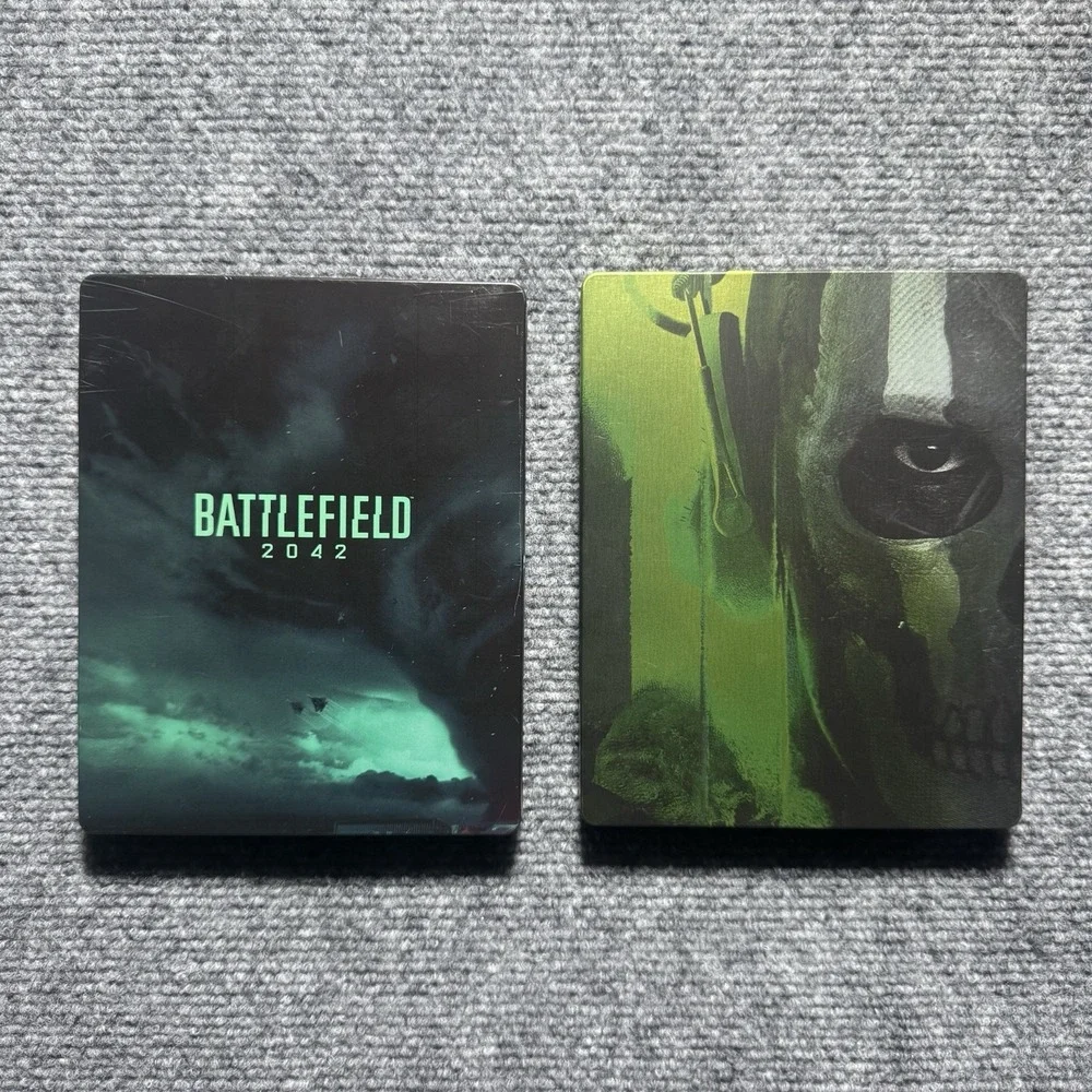 Call of Duty‎ Modern Warfare 2 & Battlefield 2042 Steelbook Case Only NO Game